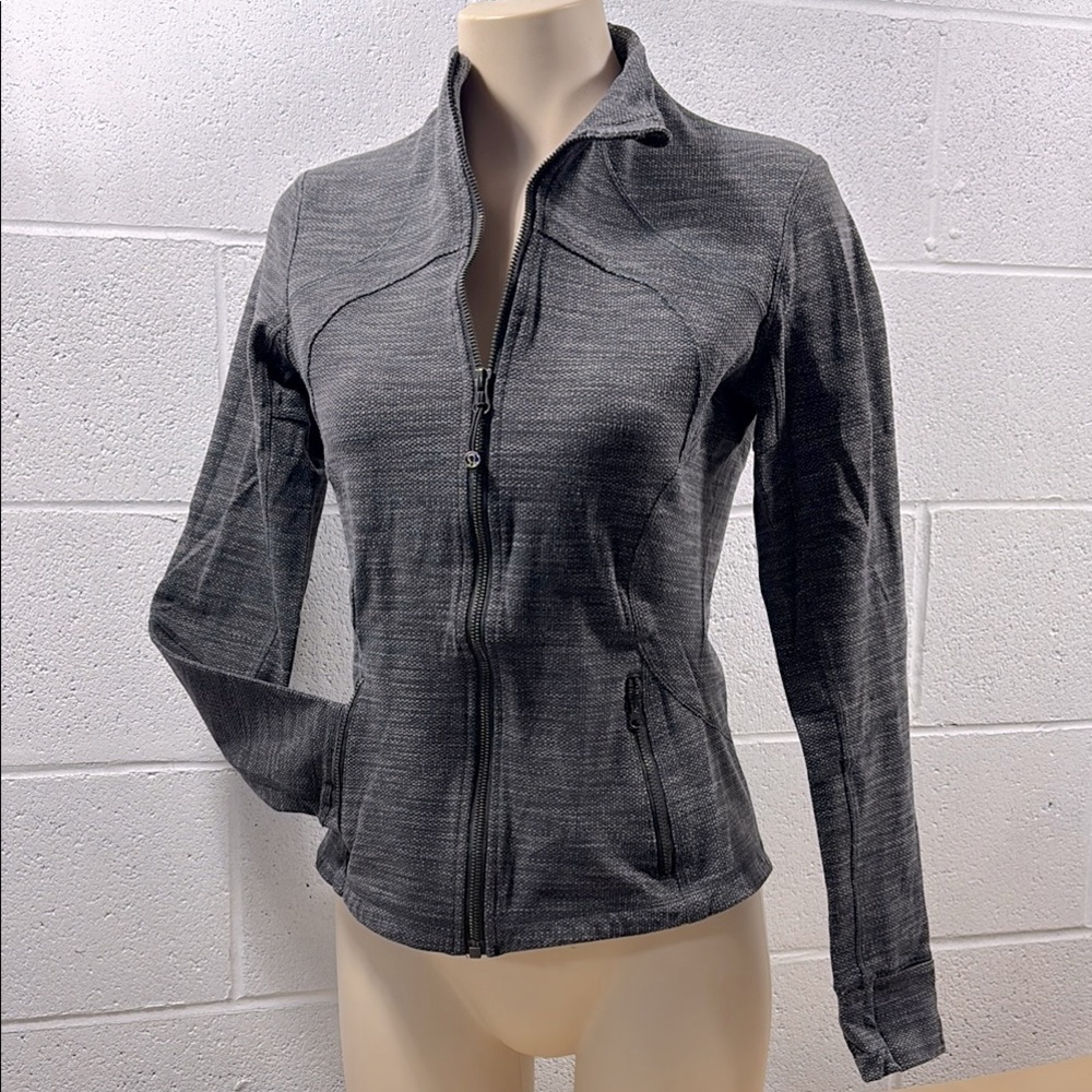Lululemon Women's Gray patterned zipper Jacket / define  jacket​​​​​